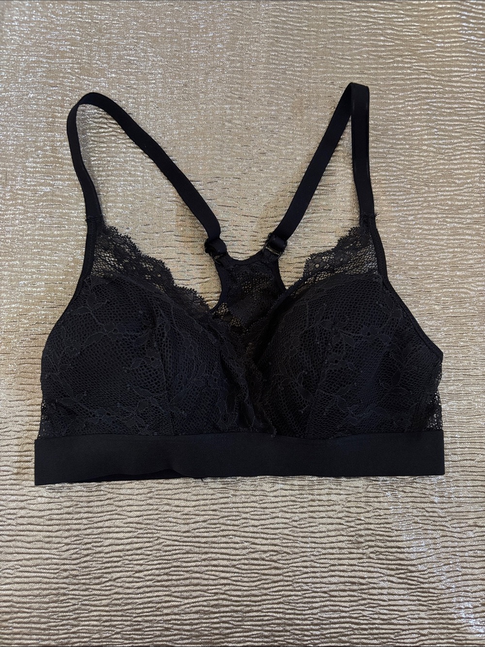 Chantelle Black Lace Bralette - wireless bra